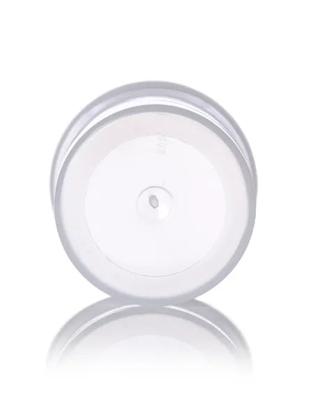 2 oz natural-colored PP plastic single wall jar