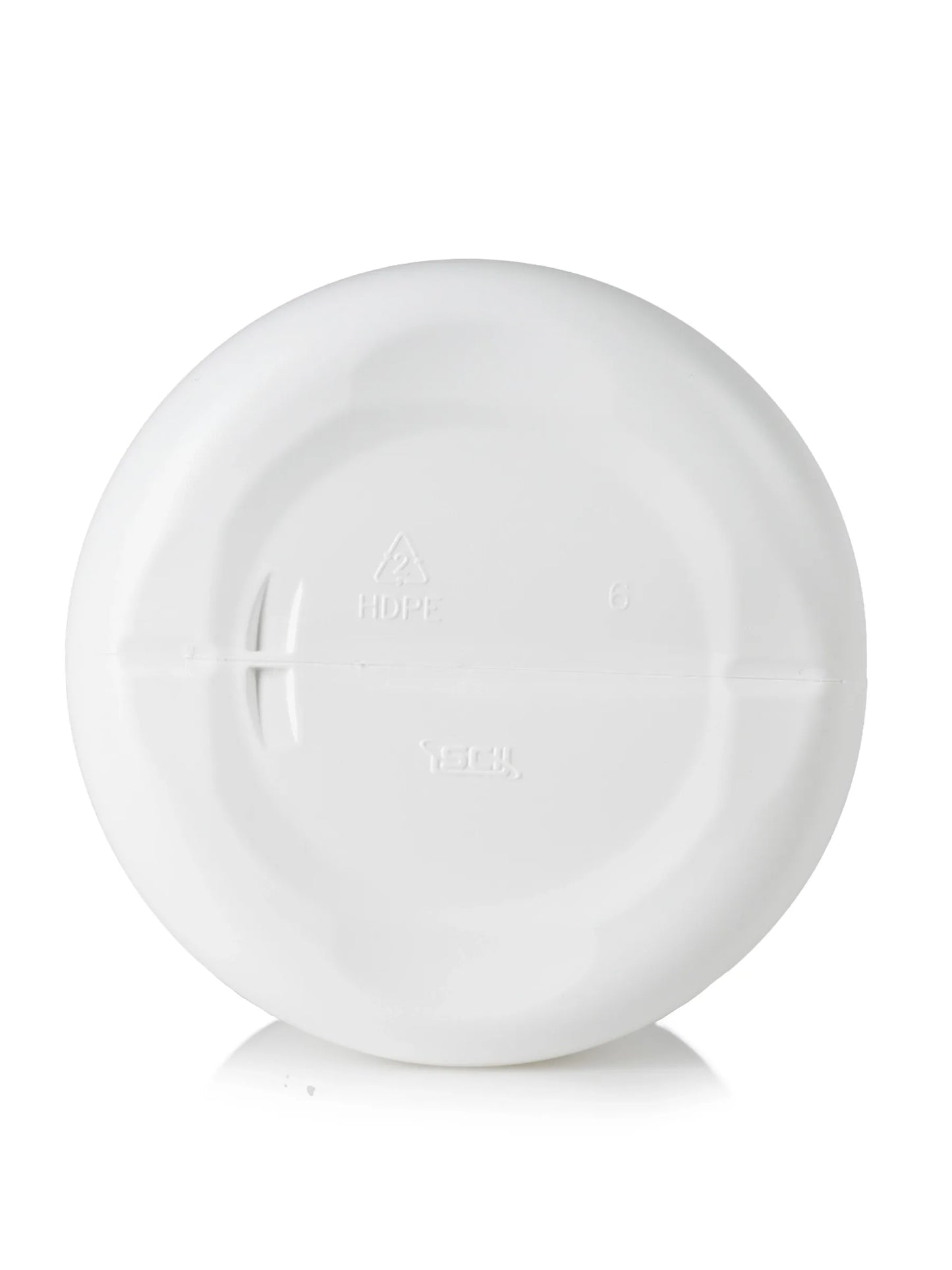 2500cc white HDPE plastic round wide-mouth container