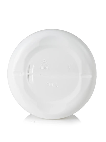 2500cc white HDPE plastic round wide-mouth container
