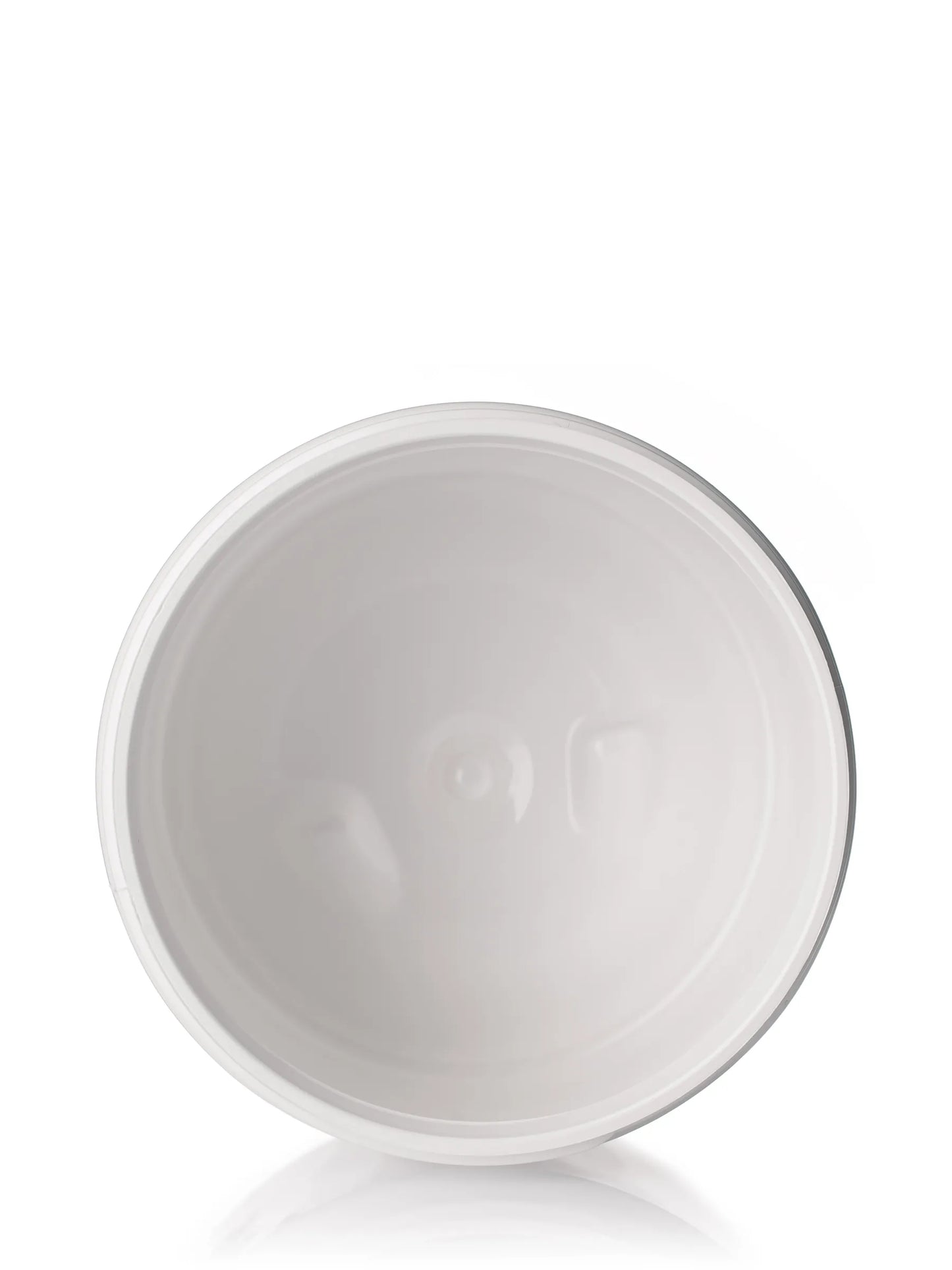 6 oz white PET plastic single wall jar