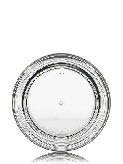 50 ml clear PET plastic single wall jar