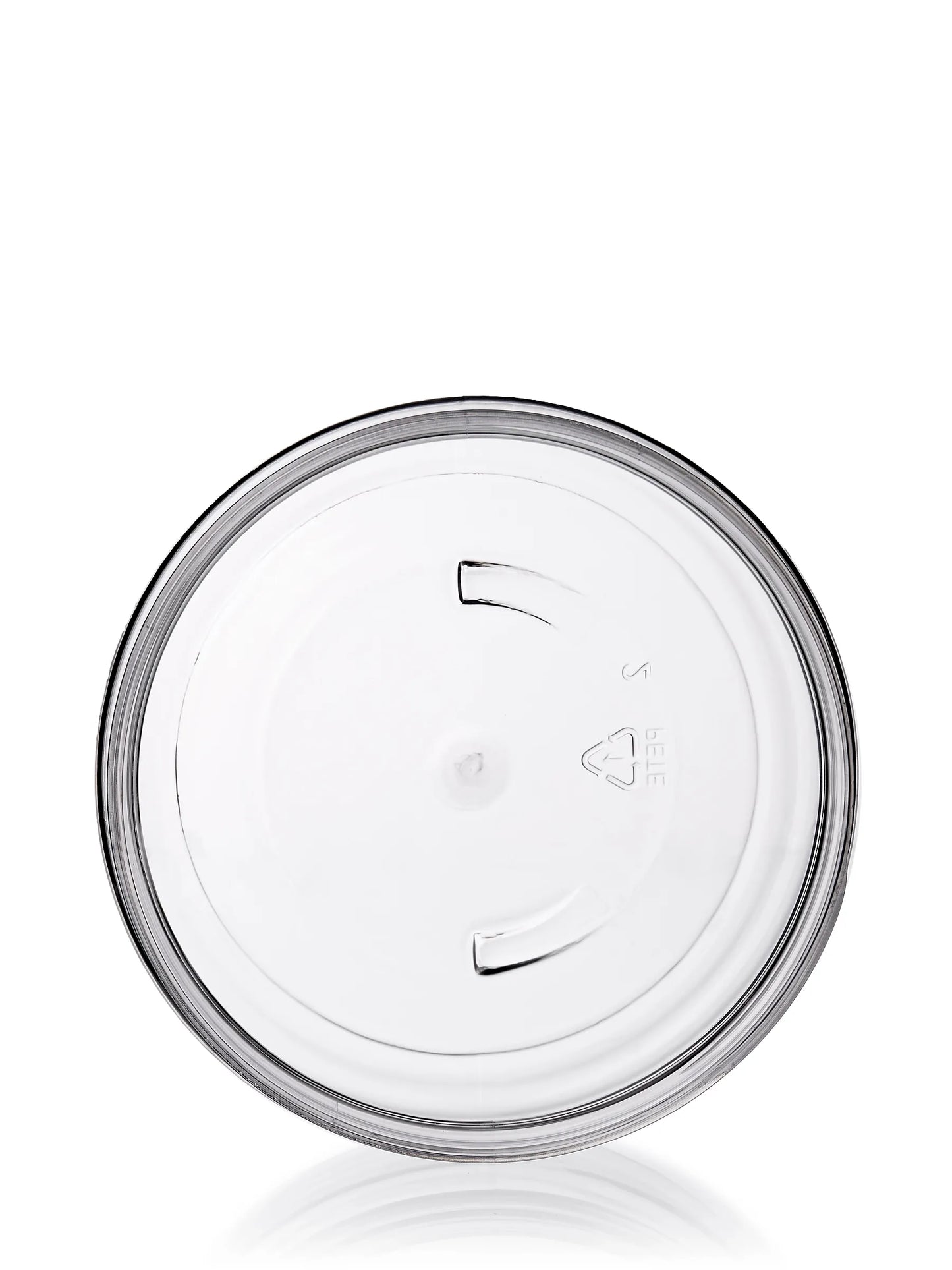4 oz clear PET plastic single wall jar