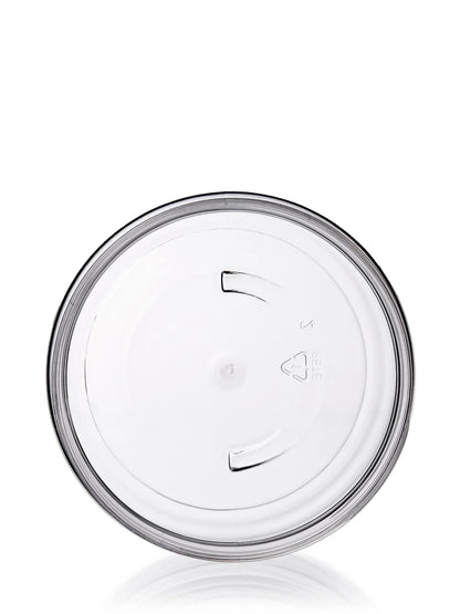 4 oz clear PET plastic single wall jar