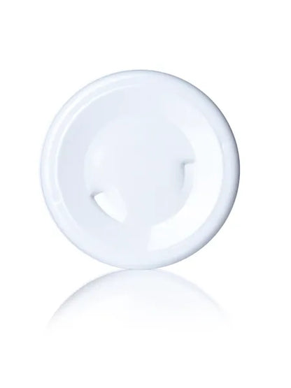 12 oz white PET plastic single wall jar