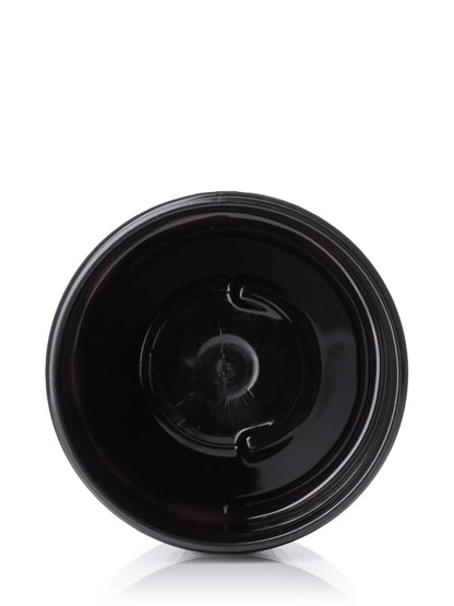 12 oz dark amber PET plastic single wall jar