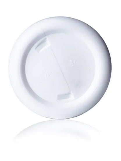 25 oz white HDPE plastic single wall jar
