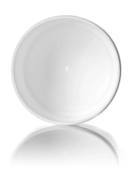 12 oz white PP plastic single wall jar