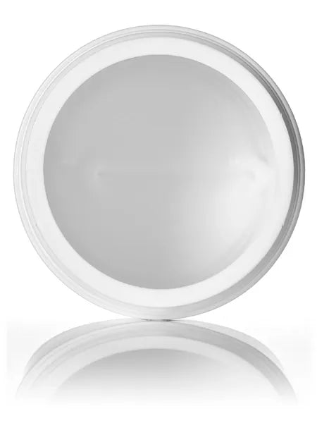16 oz white HDPE plastic wide-mouth container