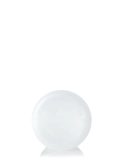 4 oz white HDPE plastic cylinder round bottle