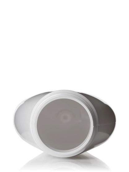 250 mL clear PET plastic tabletop oval foamer bottle