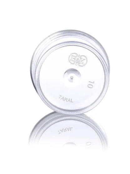 1/4 oz clear PS plastic single wall jar