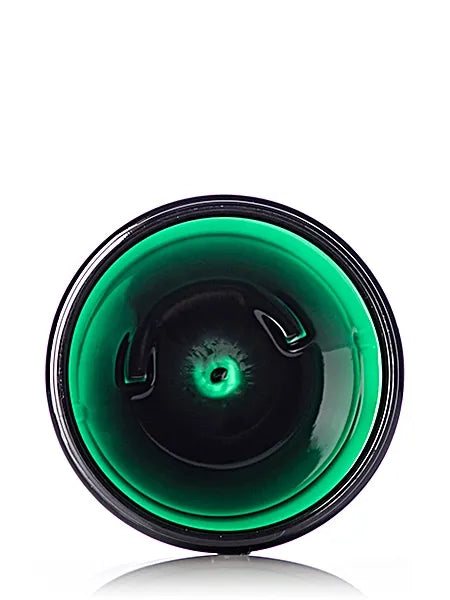 16 oz clear 25% PCR PET plastic single wall jar