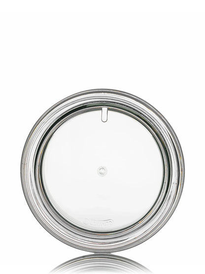 100 ml clear PET single wall jar