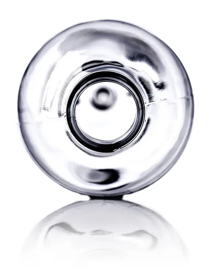 8 oz amber PET plastic boston round bottle