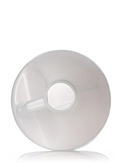 64 oz white HDPE plastic industrial round bottle