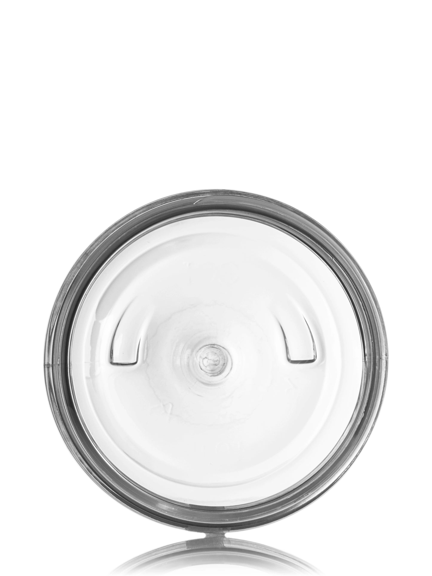 2 oz clear PET plastic single wall jar