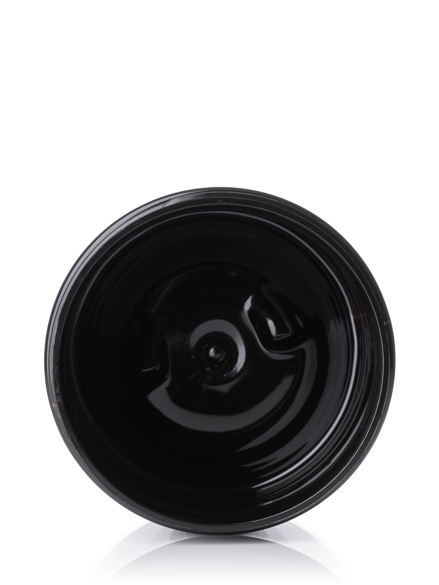 6 oz dark amber PET plastic single wall jar