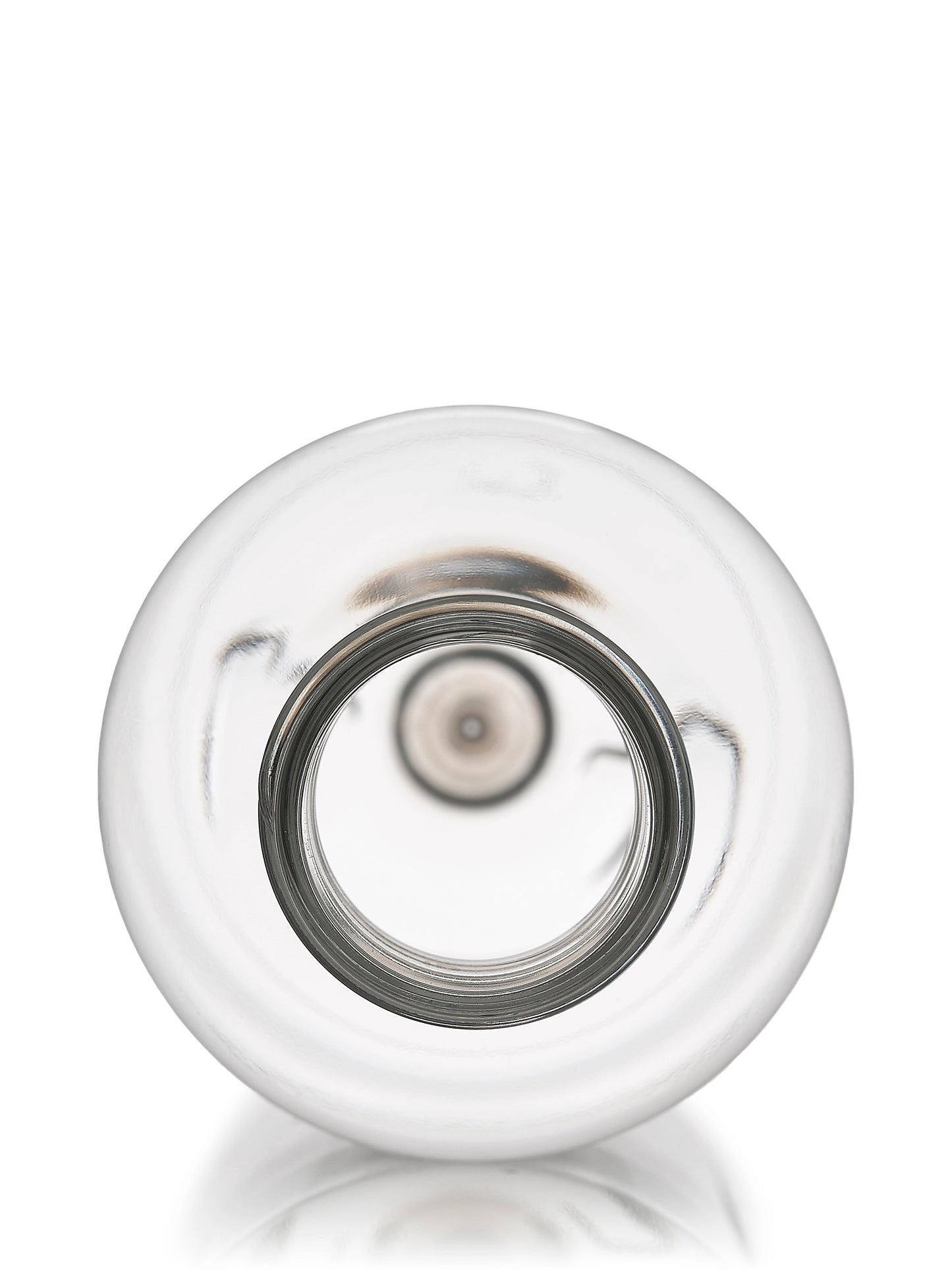 4 oz clear PET plastic boston round bottle