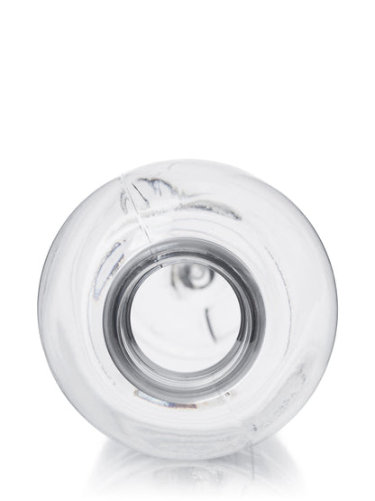 4 oz clear PET plastic boston round bottle