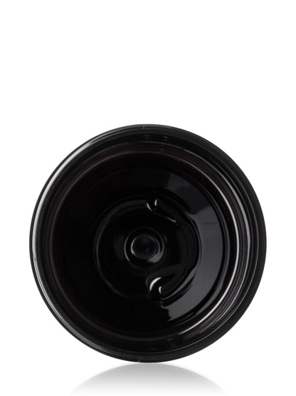 16 oz clear 25% PCR PET plastic single wall jar