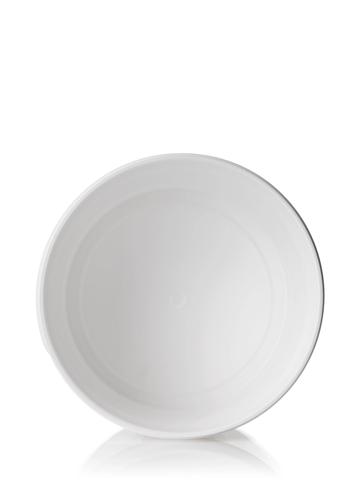 8 oz white PP plastic single wall jar