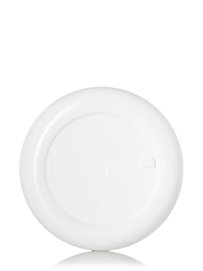 2 oz white PP plastic double wall round base jar