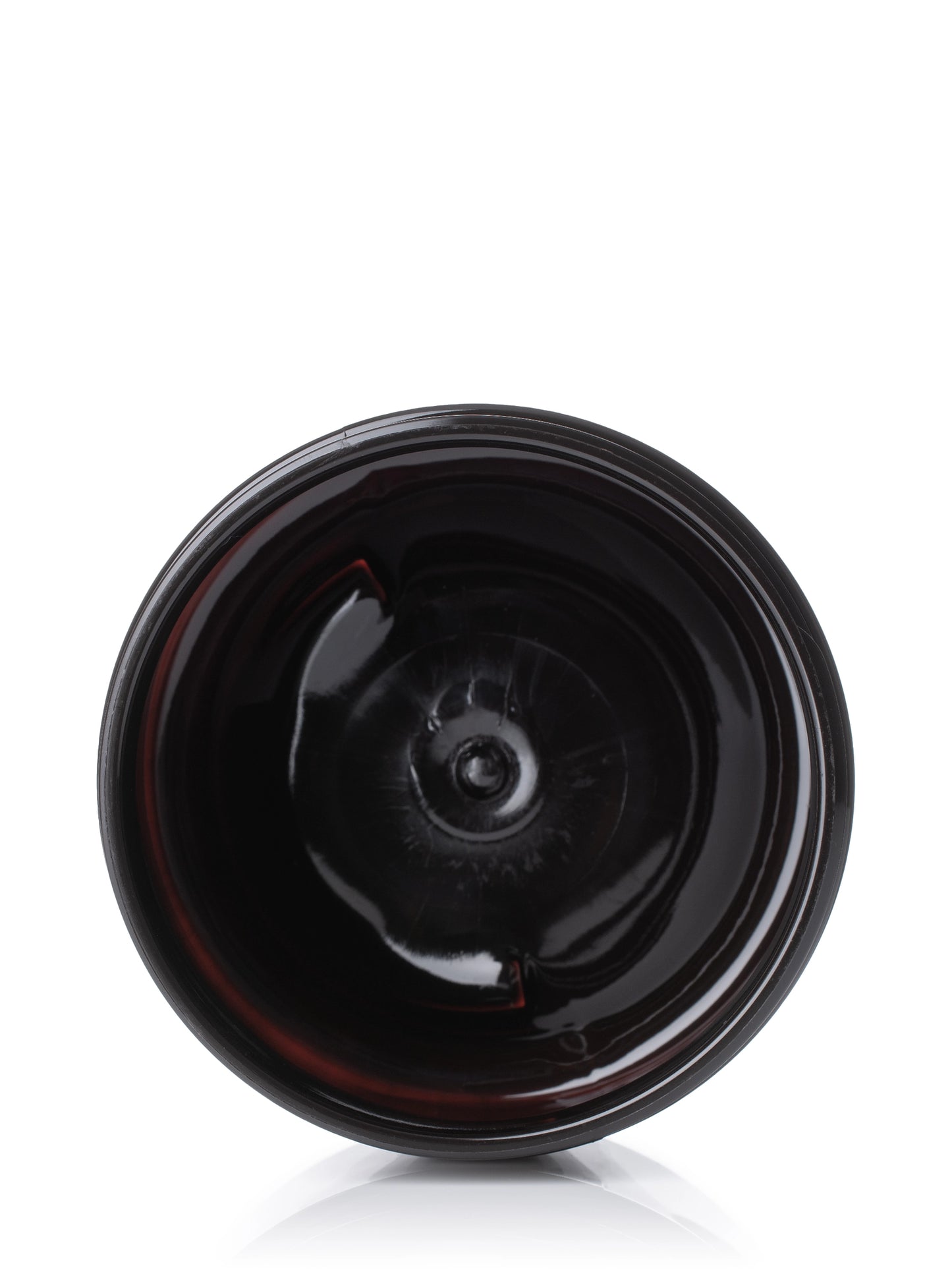 4 oz dark amber PET plastic single wall jar