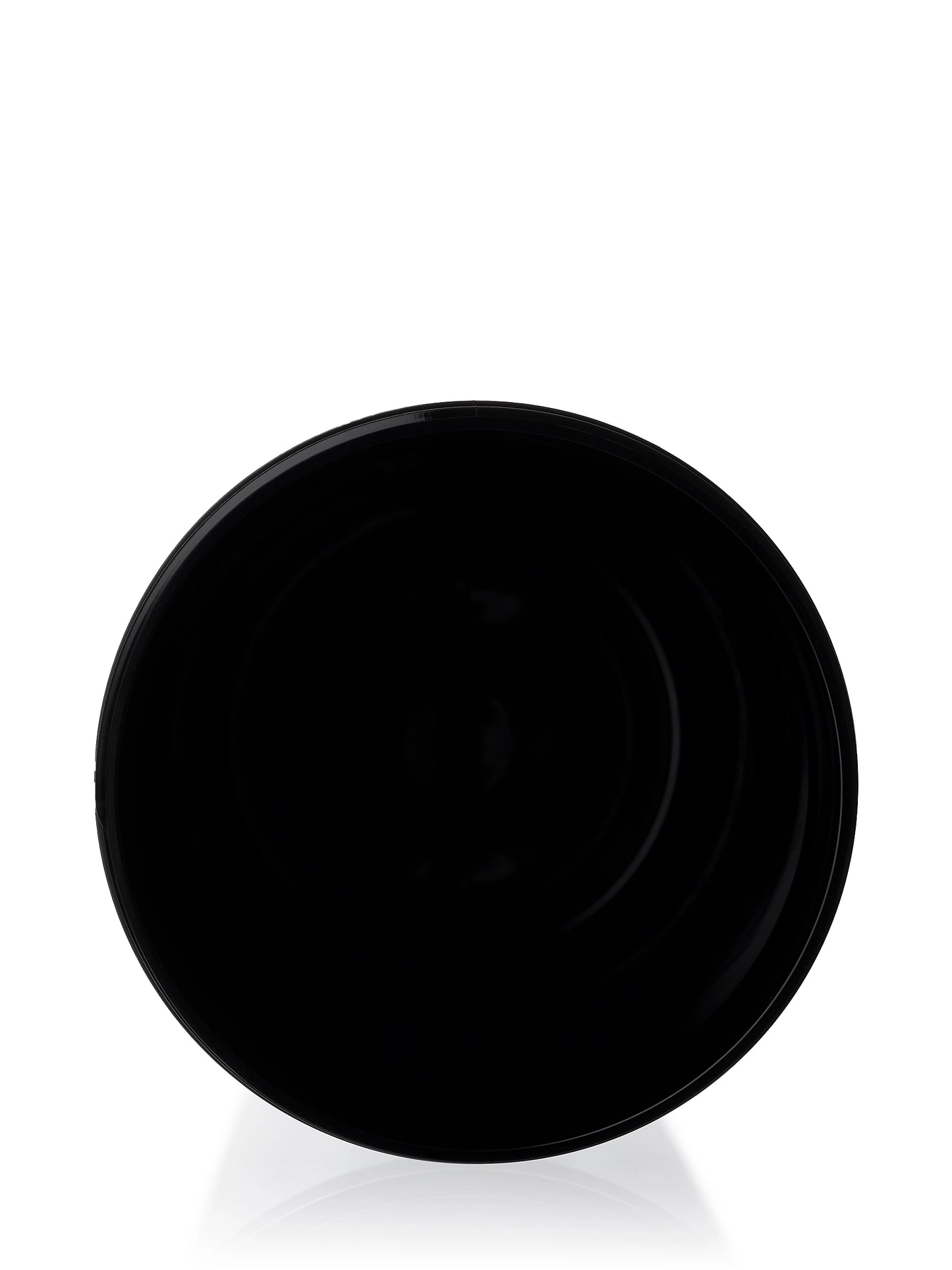32 oz black PET plastic single wall jar