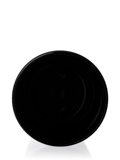 32 oz black PET plastic single wall jar