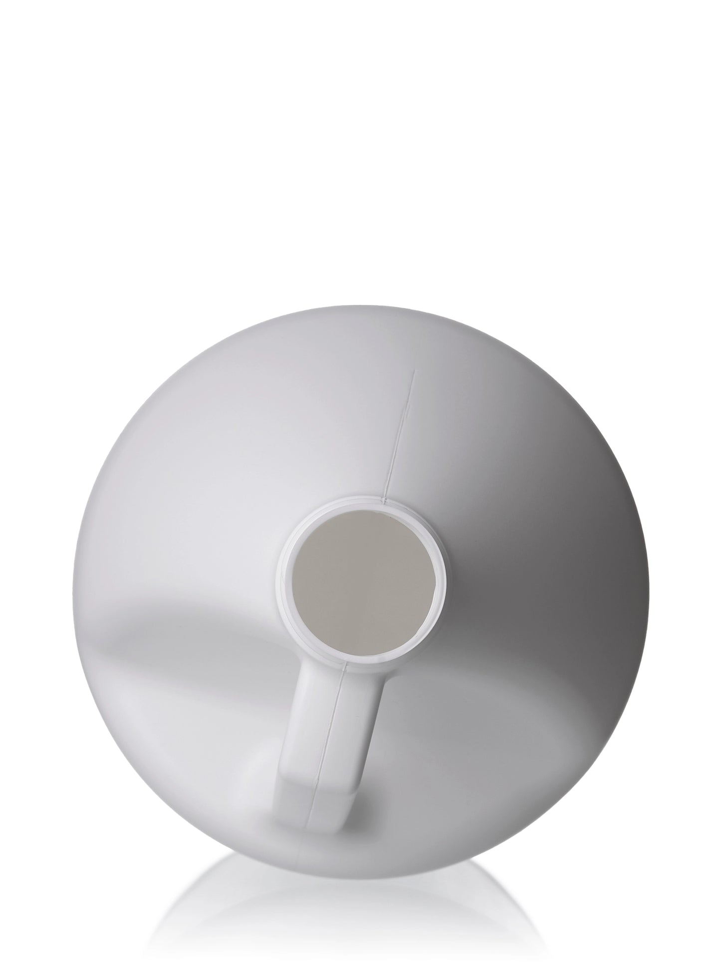 1 gallon natural-colored HDPE plastic industrial round bottle