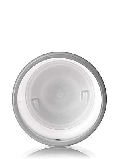 16 oz natural-colored HDPE plastic single wall anti-static jar