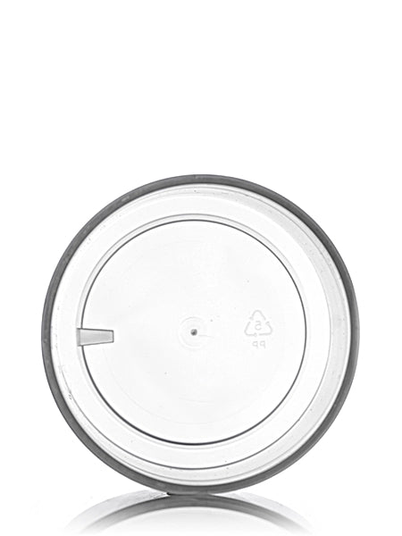 6 oz natural-colored PP plastic single wall jar