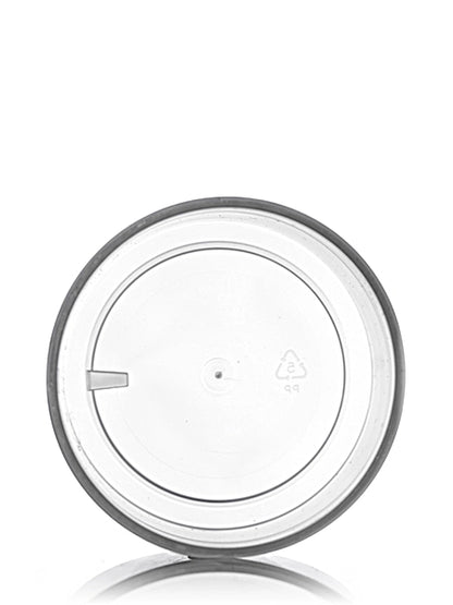 6 oz natural-colored PP plastic single wall jar