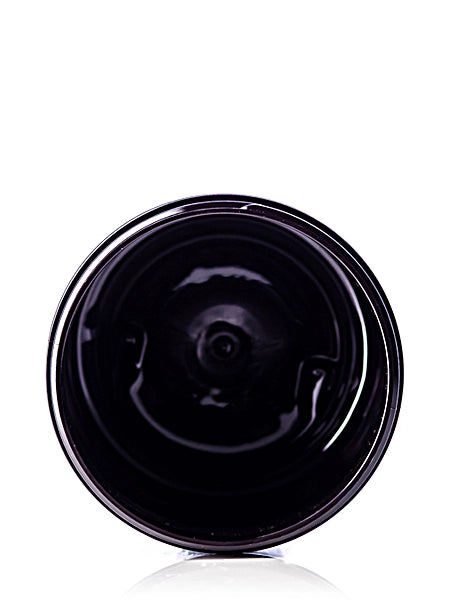 25 oz dark amber PET plastic single wall jar