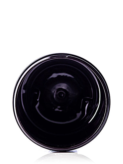 25 oz dark amber PET plastic single wall jar