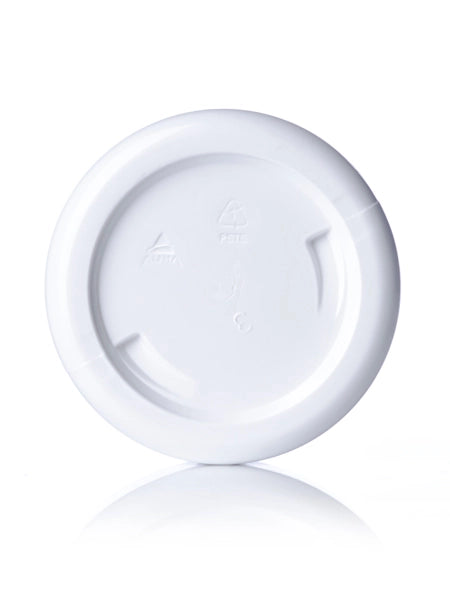 2 oz white PET plastic single wall jar