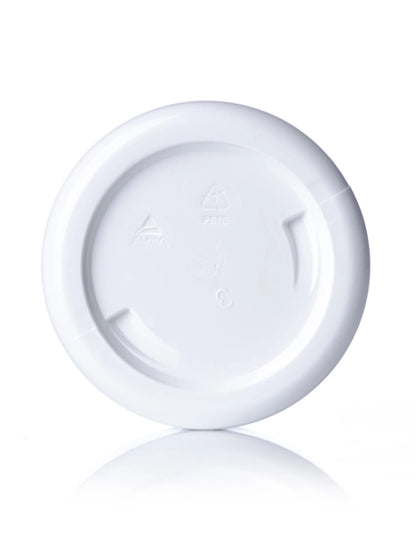 2 oz white PET plastic single wall jar