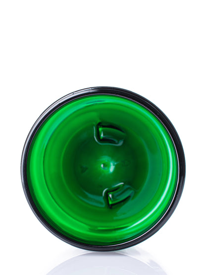6 oz green PET plastic single wall jar