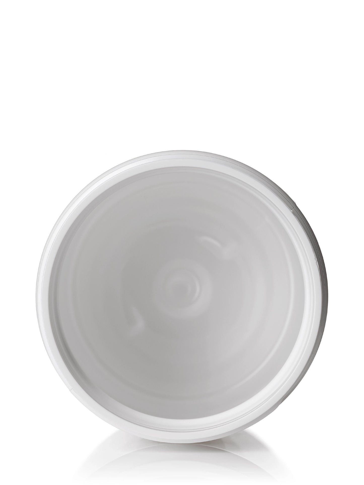 4 oz white PET plastic single wall jar