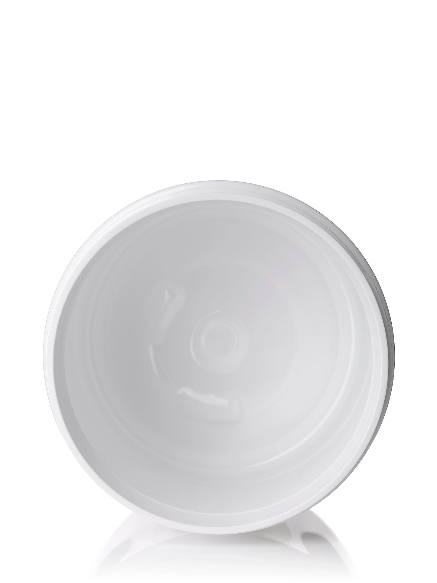 16 oz clear 25% PCR PET plastic single wall jar
