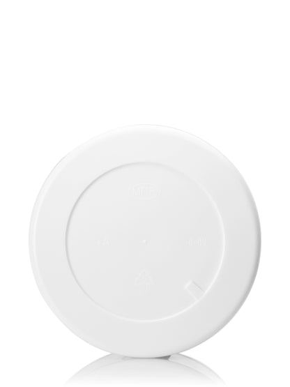 8 oz white PP plastic double wall straight base jar