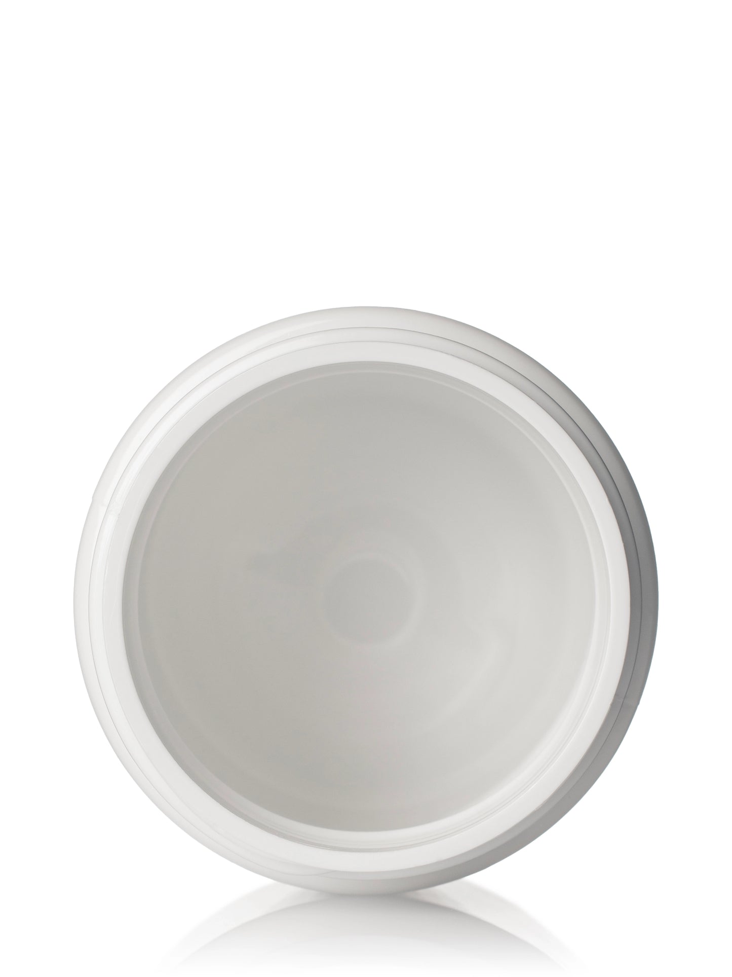 1 oz white PET plastic single wall jar