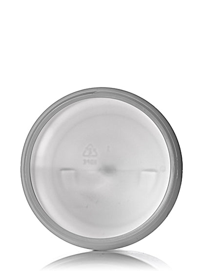 8 oz natural-colored HDPE plastic single wall jar