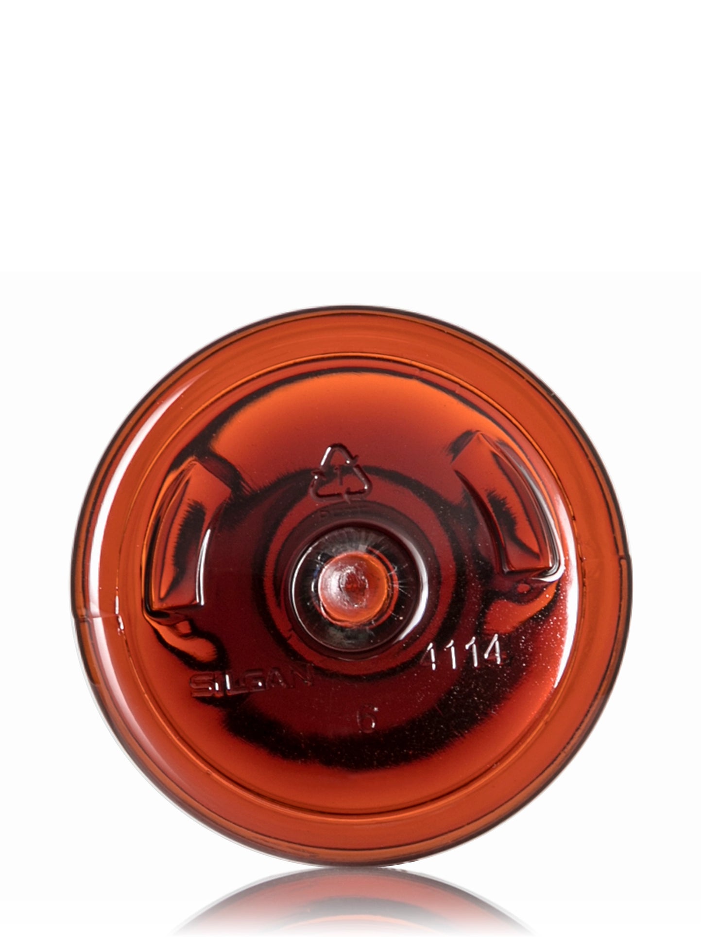 16 oz amber 100% PCR PET plastic bullet round bottle