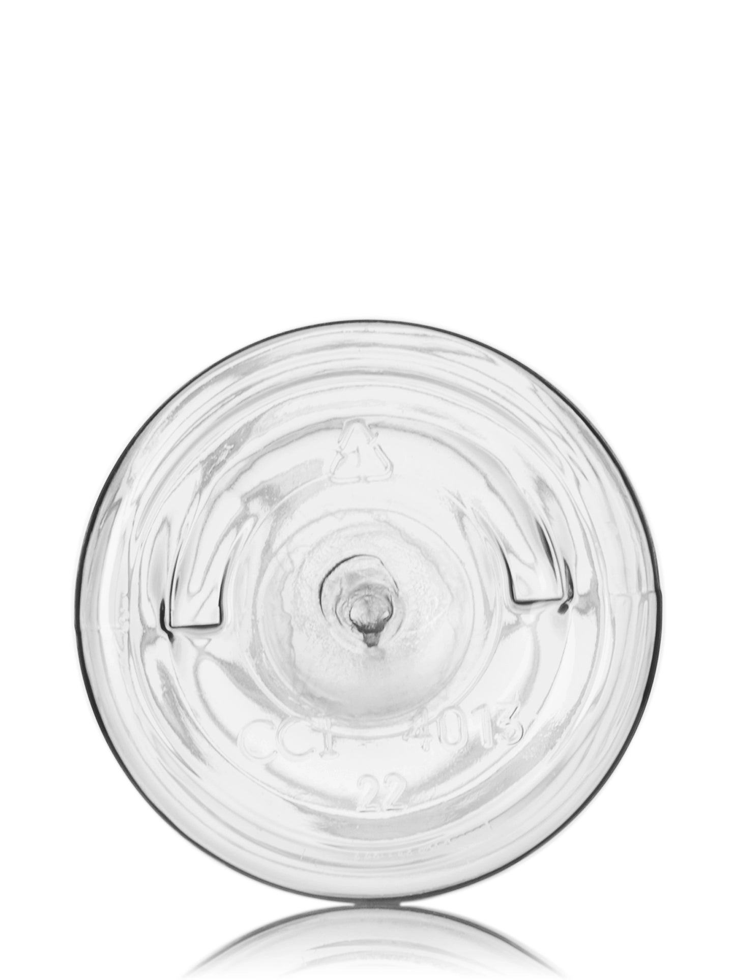 8 oz clear PET plastic cosmo round bottle