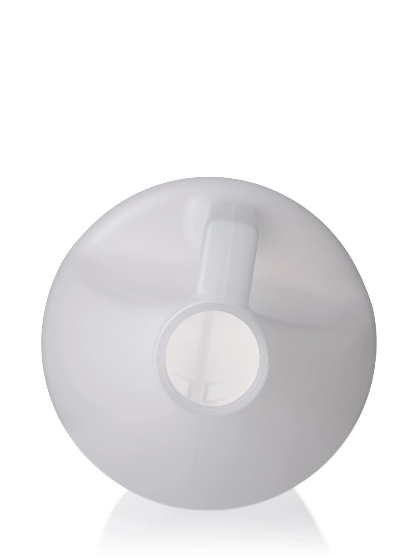 1 gallon natural-colored HDPE plastic industrial round bottle
