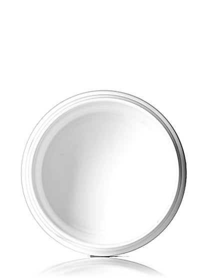 1 oz white PP/PS plastic double wall round base jar