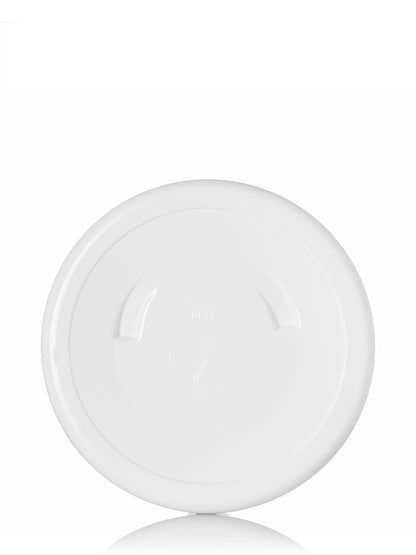8 oz white PET plastic single wall jar