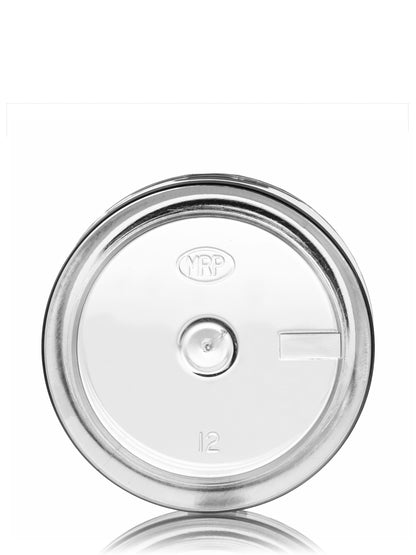 1/2 oz clear PS plastic thick wall jar