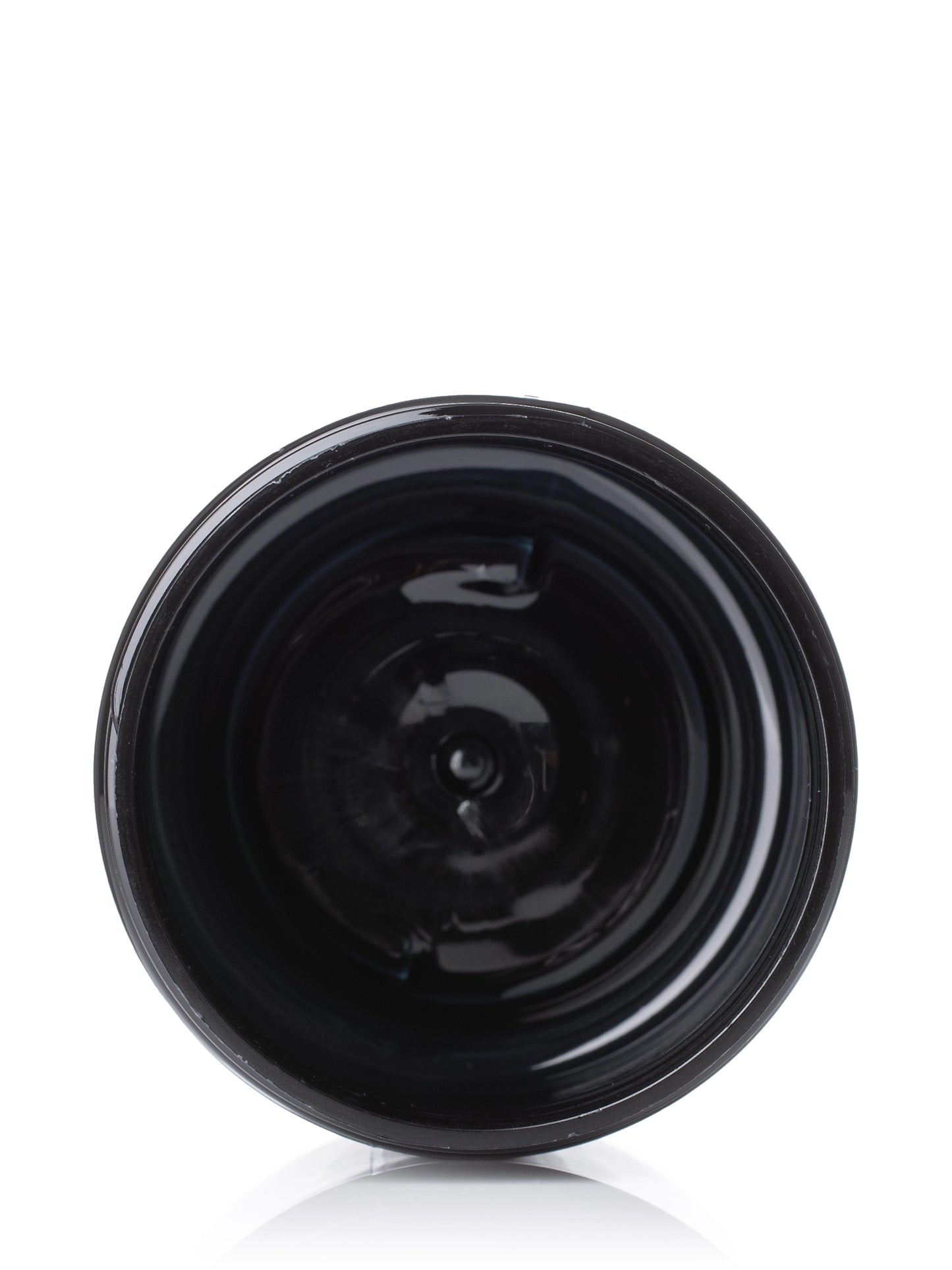 3 oz black PET plastic single wall jar